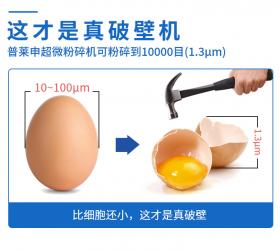 大型超微破壁粉碎機，為何要選普萊申？